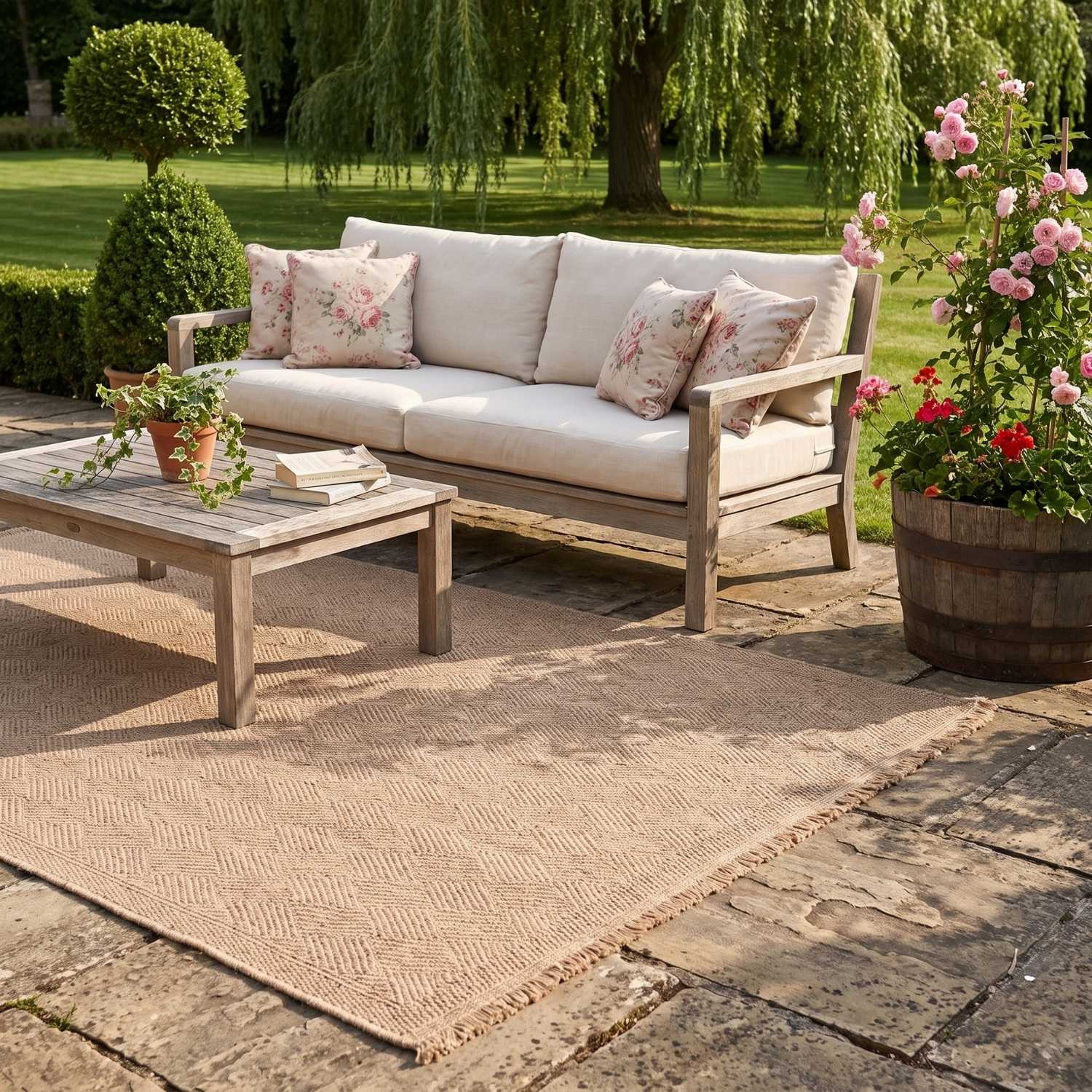 Nature Outdoor Rug Neutral | 5300N