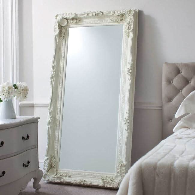 Leaner Mirror in Cream  176cm x 90cm