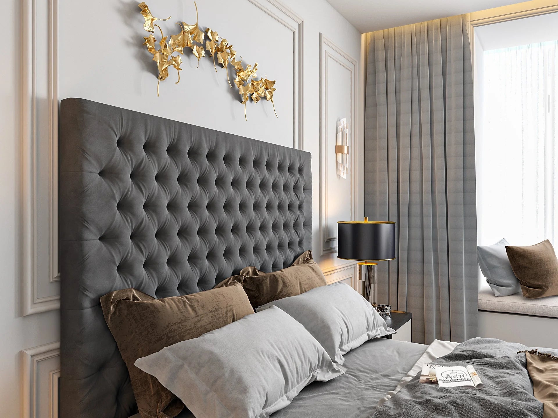 Colina Upholstered Tv Bed Frame