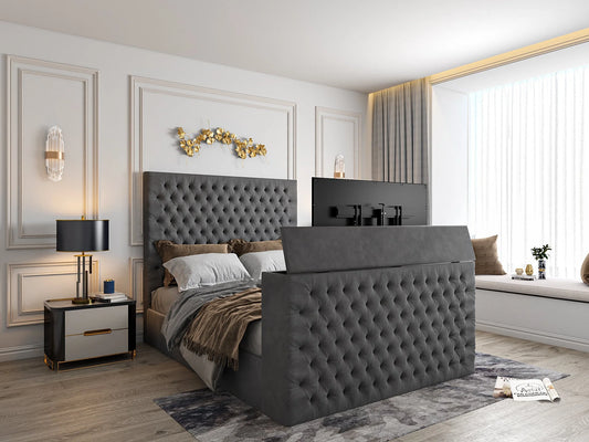 Colina Upholstered Tv Bed Frame