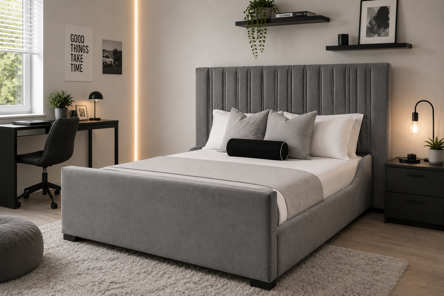 Ava Junior Royalty Upholstered Bed Frame