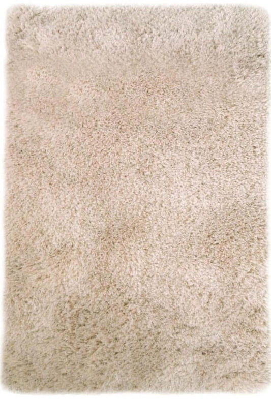 Soft Beige Shaggy Rug