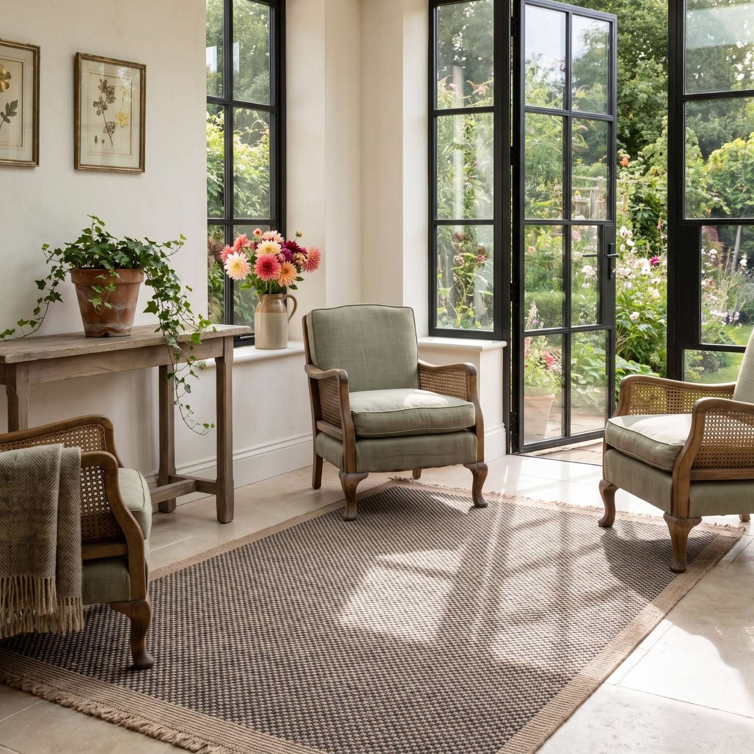Nature Outdoor Rug Dark Grey | 5200DG
