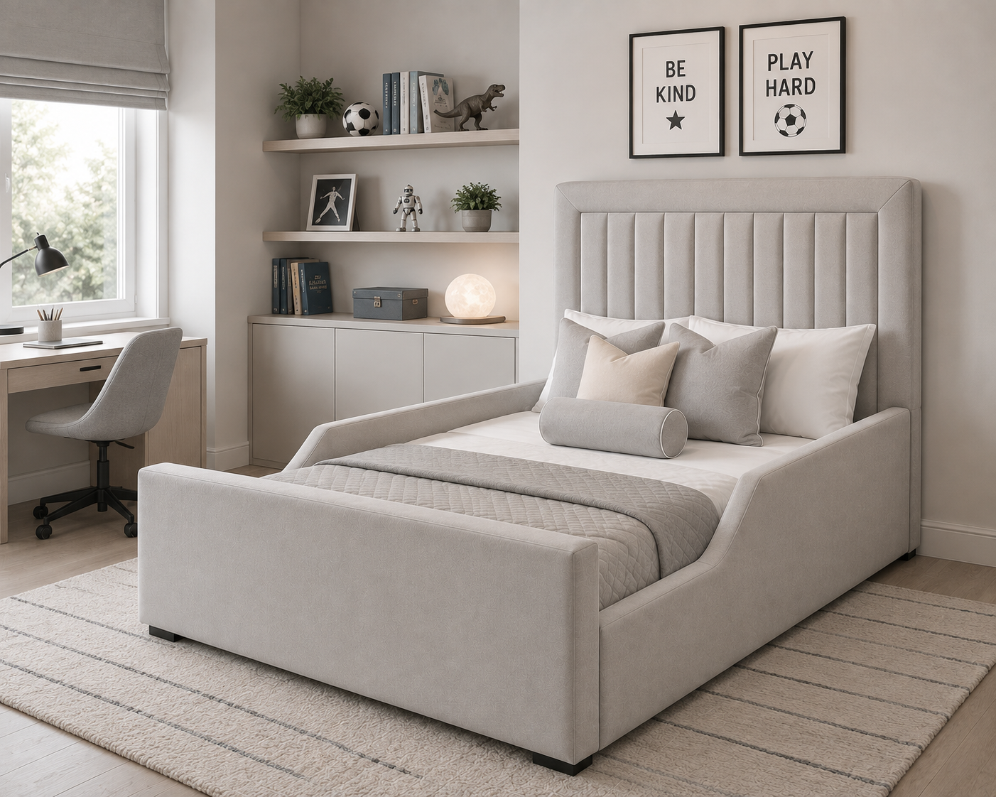 Charley Junior Royalty Upholstered Bed Frame