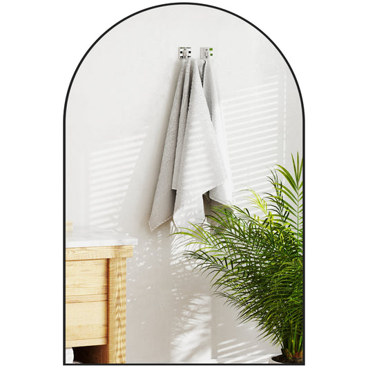 Arched Home Mirror - Black