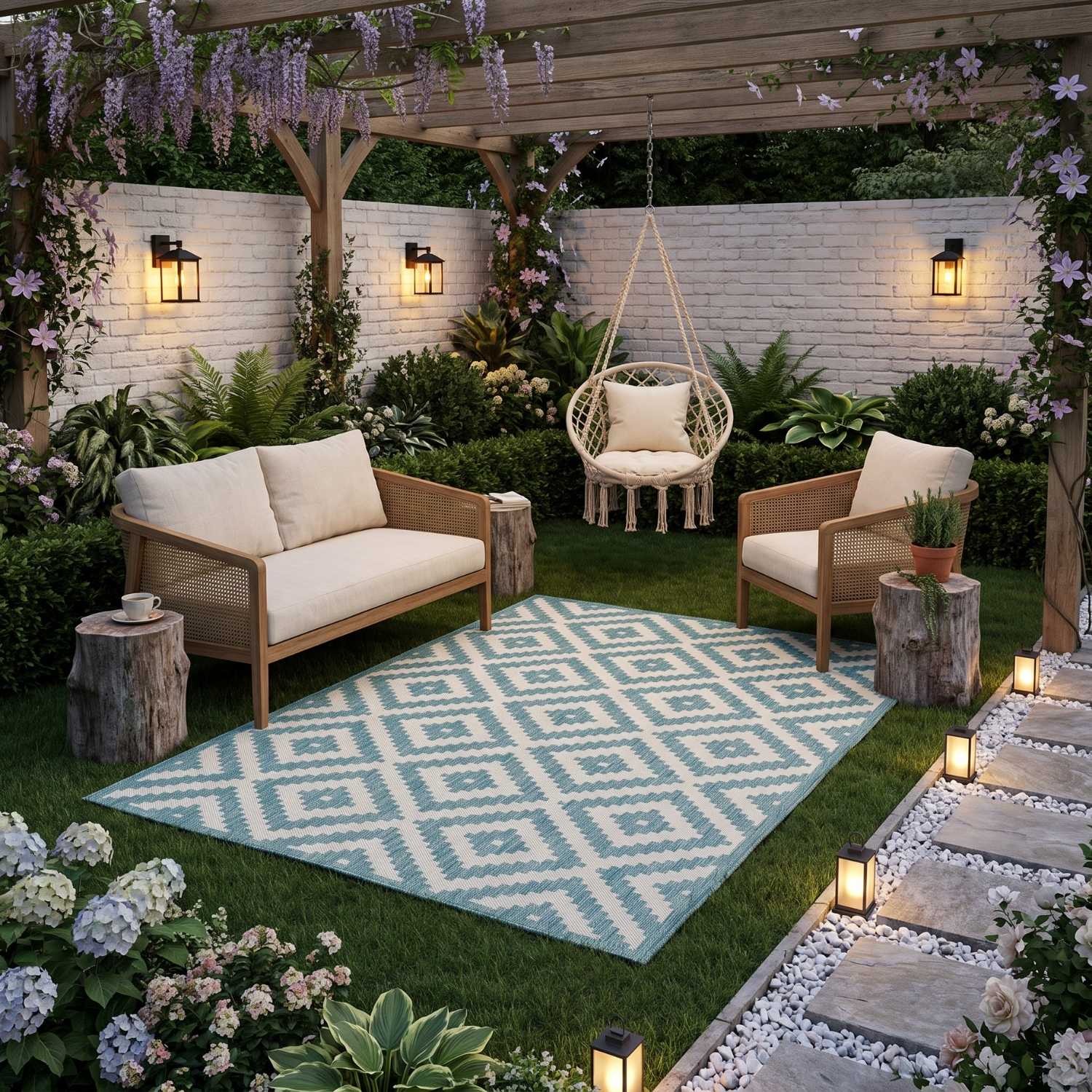 Ecology Outdoor Rug Aqua | 100AQ
