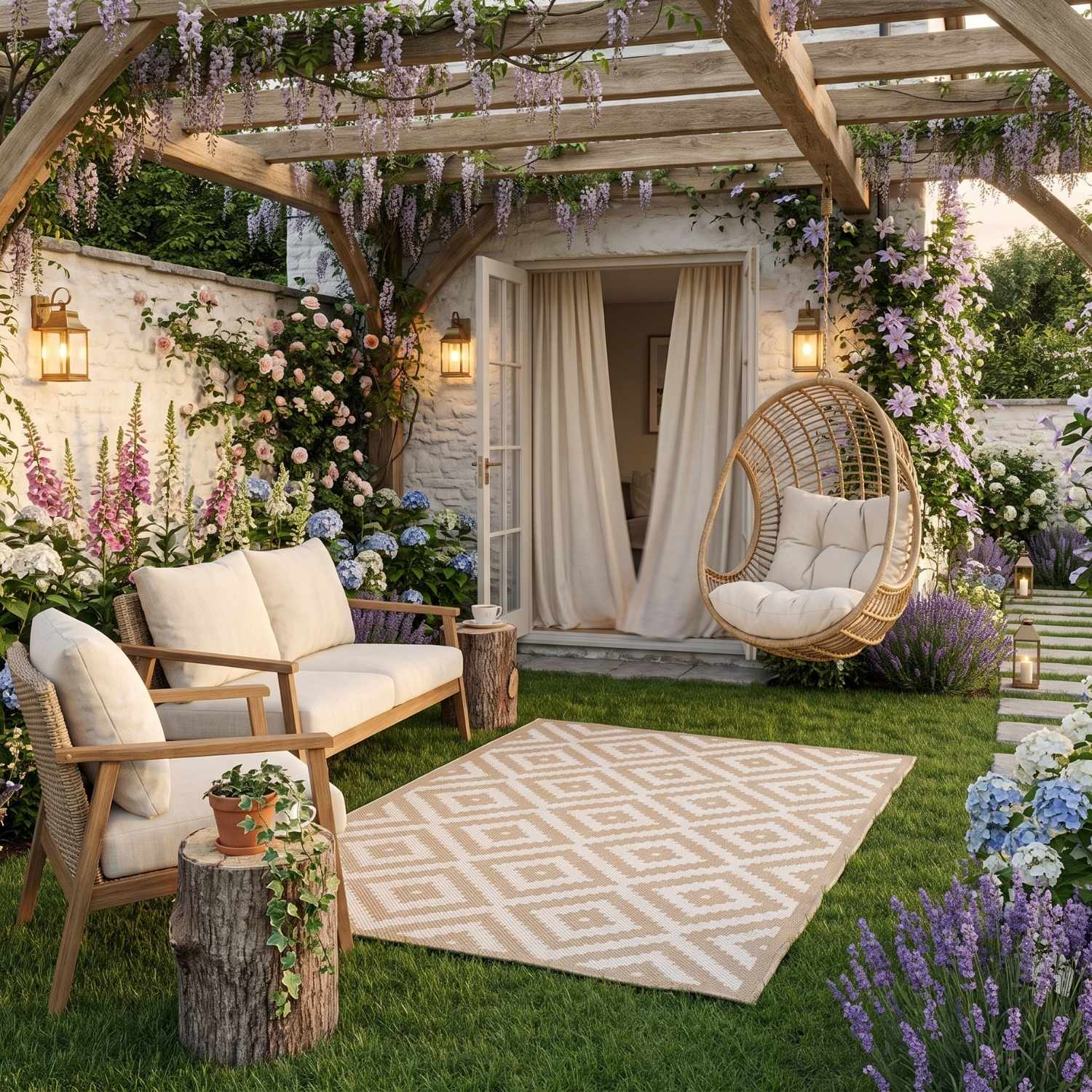Ecology Outdoor Rug Beige | 100b
