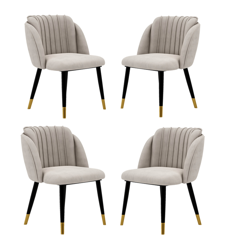 Milan velvet dining chair