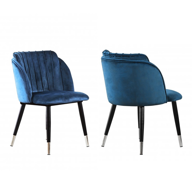 Milan velvet dining chair