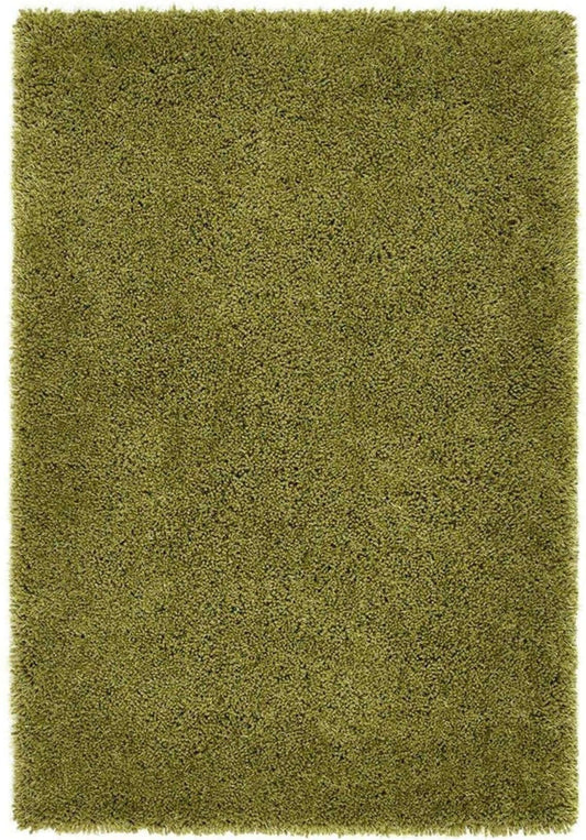 Olive Green Shaggy Rug