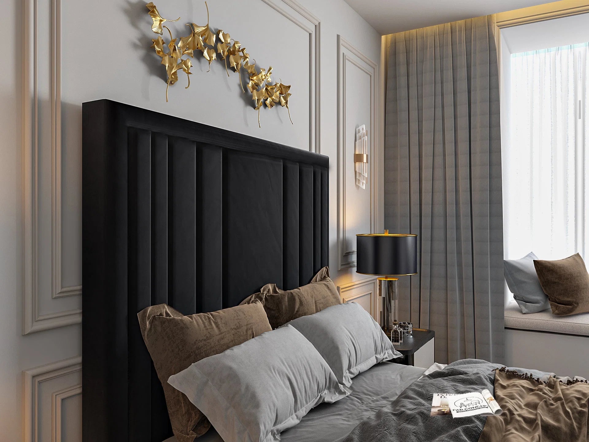 Fort Lewis Upholstered Tv Bespoke Bed Frame