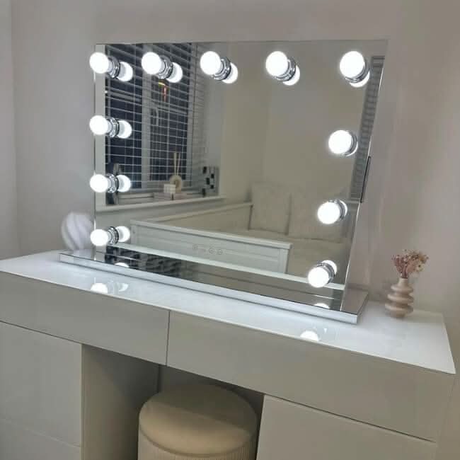 Bluetooth Hollywood Mirror 80x60cm