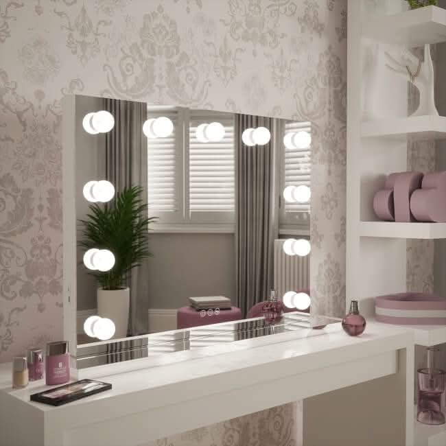 Bluetooth Hollywood Mirror 80x60cm