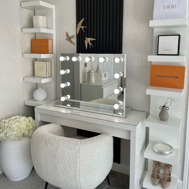 Bluetooth Hollywood Mirror 80x60cm