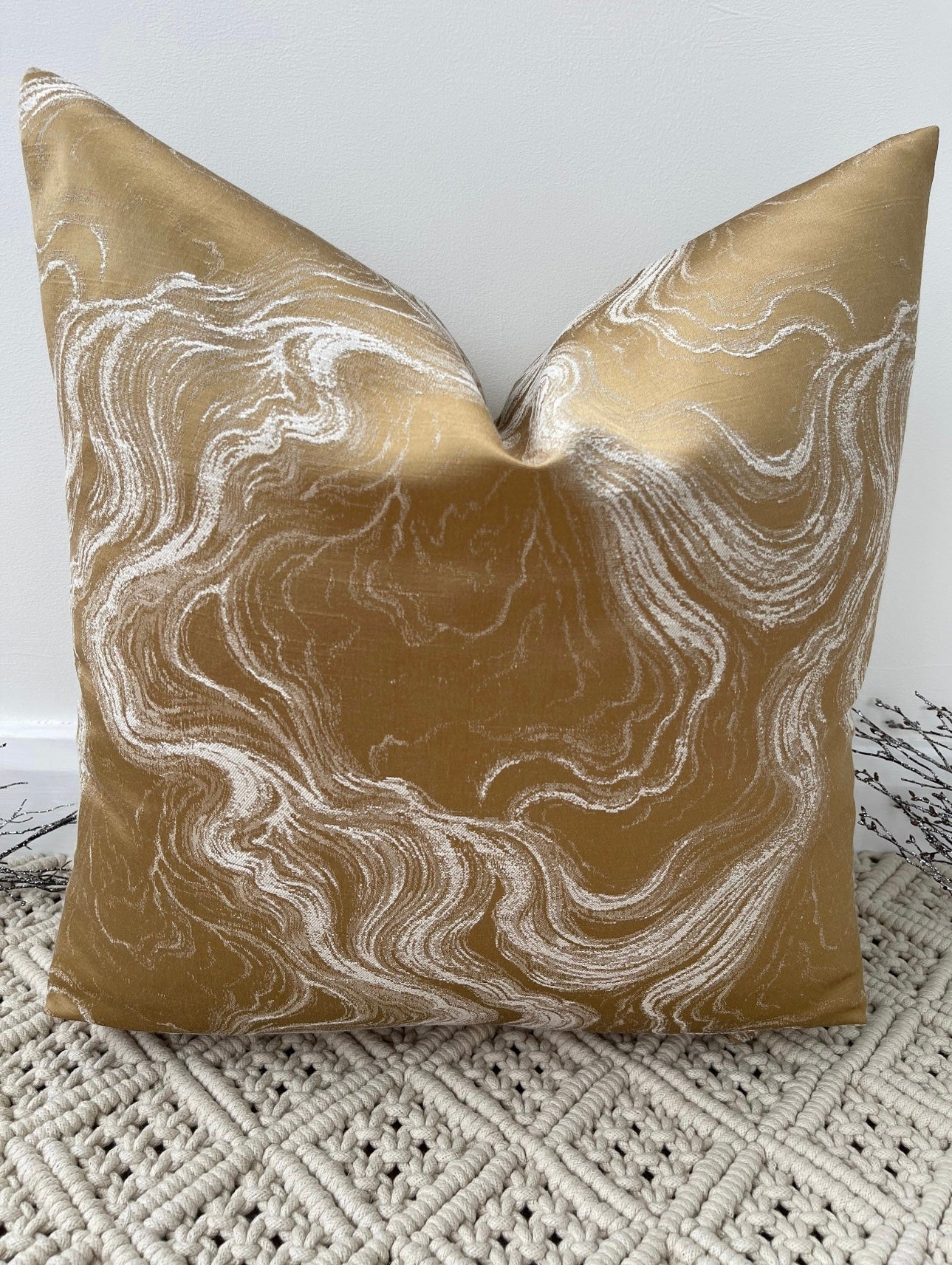 The Couture Cushion - The Deep Gold Diane - Style No. 104