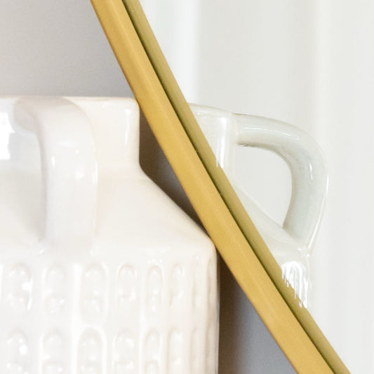 Gold Metal Irregular Mirror - 120cm x 90cm