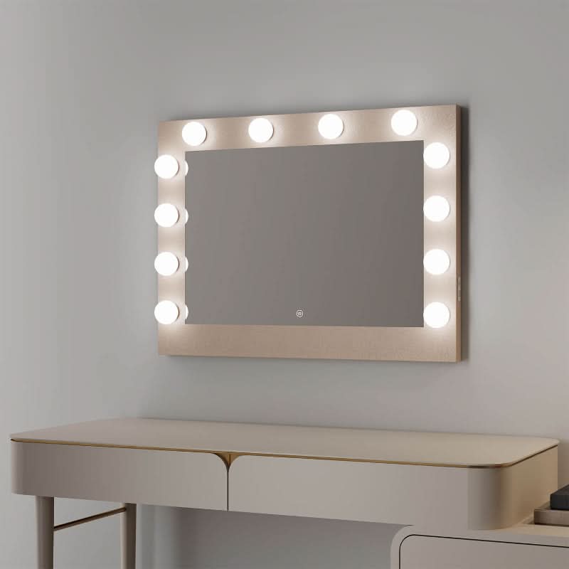 Gold Hollywood Mirror 80 x 60cm