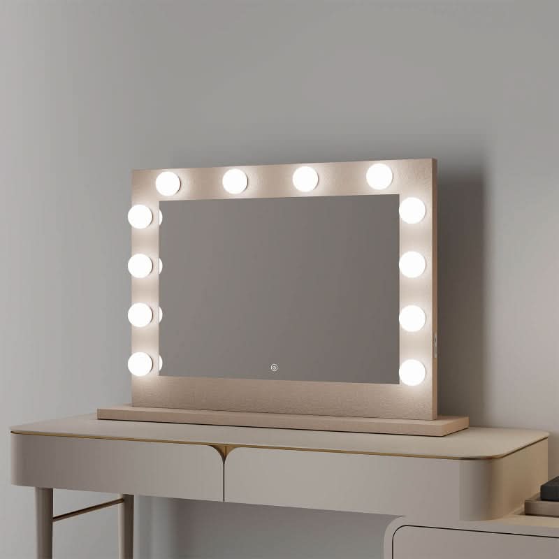 Gold Hollywood Mirror 80 x 60cm