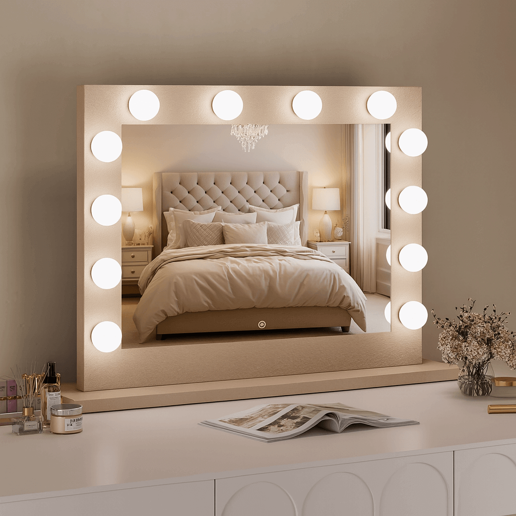 Gold Hollywood Mirror 80 x 60cm