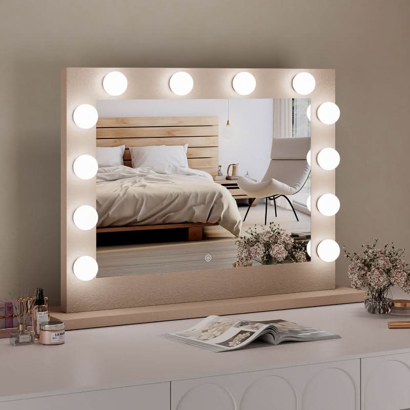 Gold Hollywood Mirror 80 x 60cm