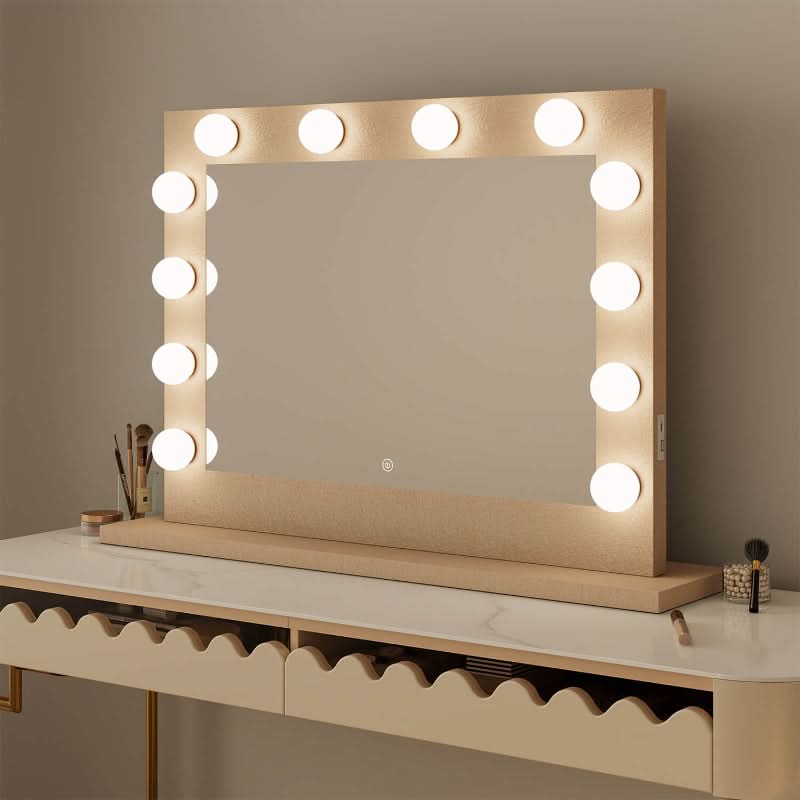 Gold Hollywood Mirror 80 x 60cm