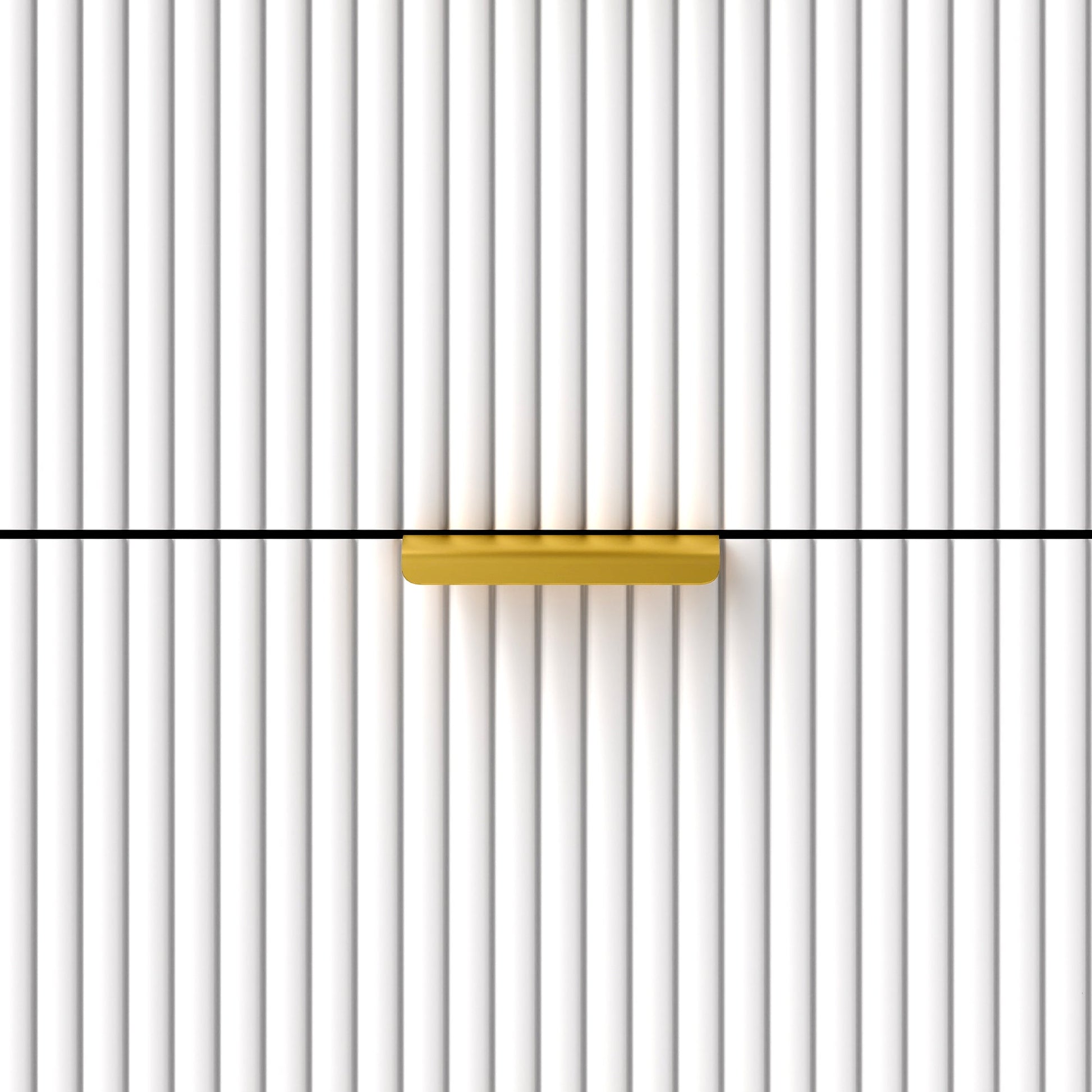 Elegant Four-Drawer Chest - White
