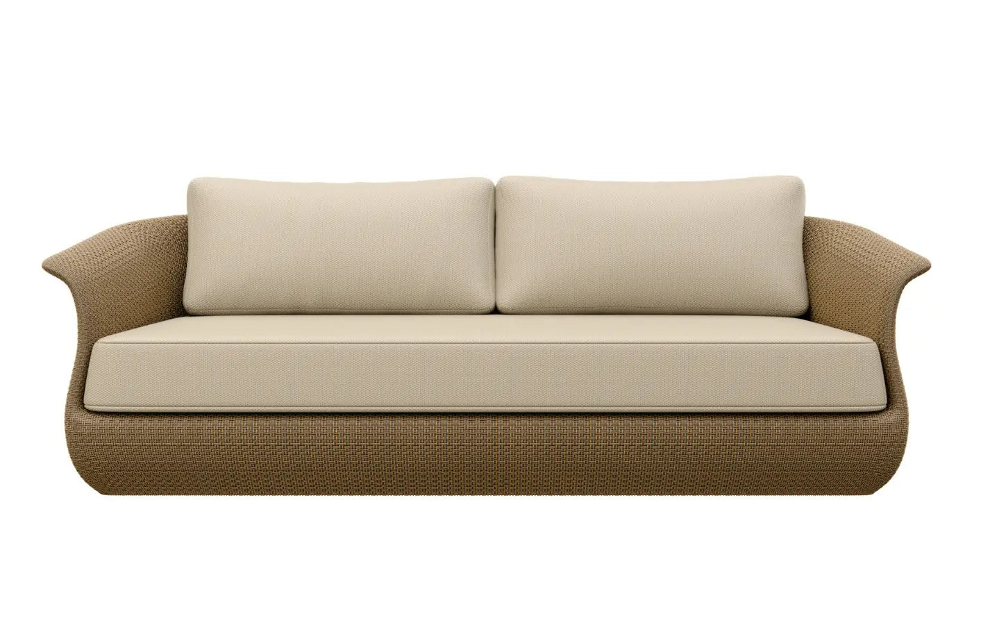 Linden Rattan 5-Seater Outdoor Sofa & Armchair Set with Teak Coffee Tables