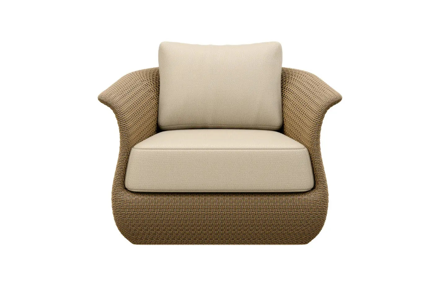 Linden Rattan 5-Seater Outdoor Sofa & Armchair Set with Teak Coffee Tables