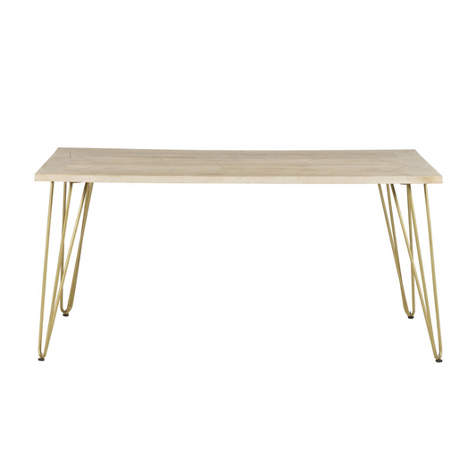 Light Gold Dining Table