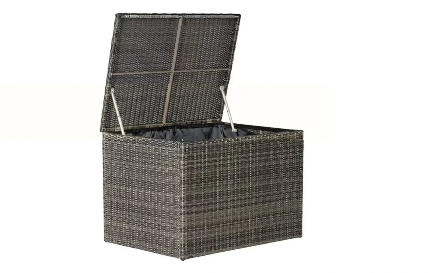Marbella Rattan Outdoor Cushion Storage Box – L105 x W76 x H72cm