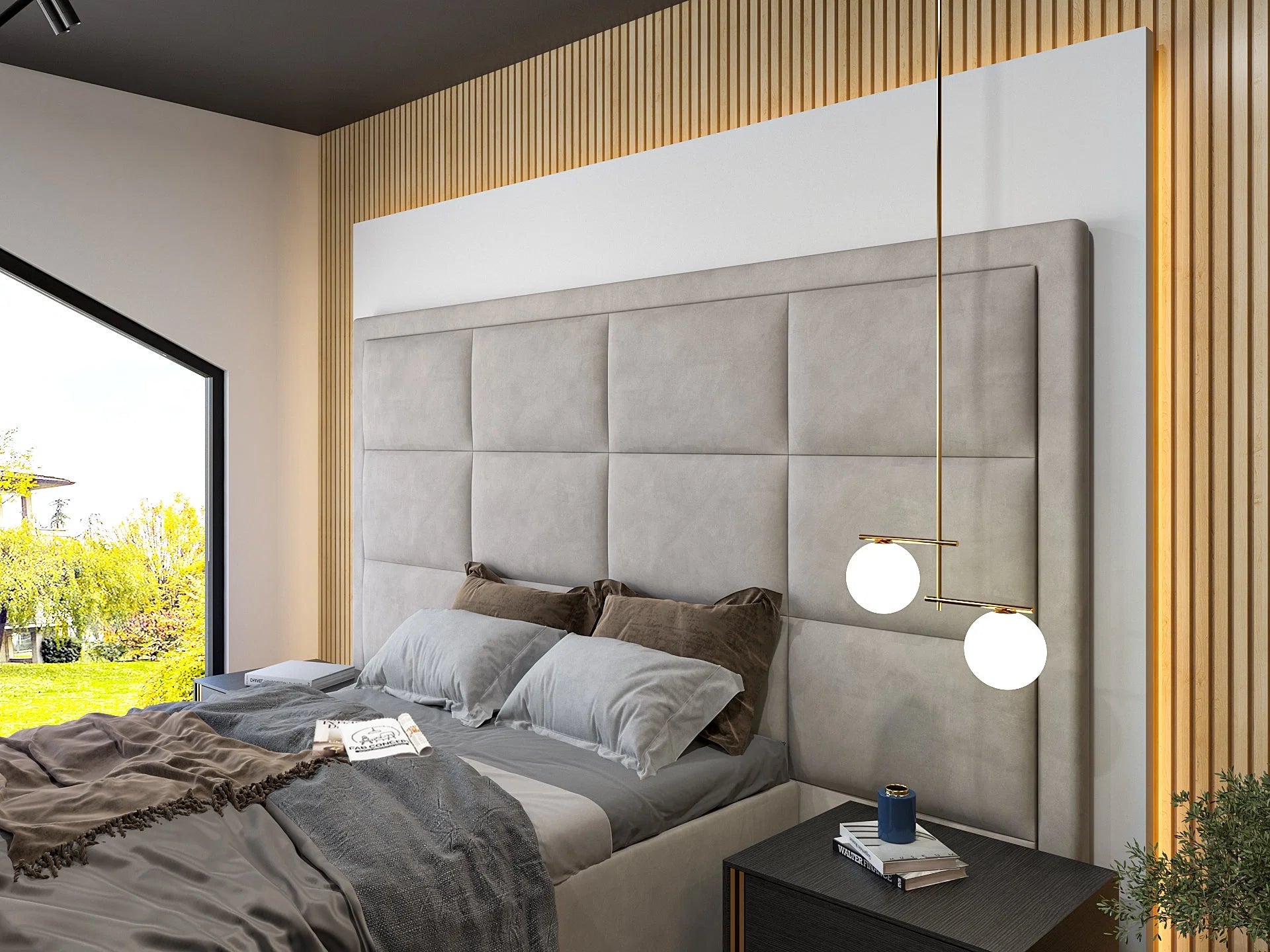 Lirim Upholstered Tv Bed Frame