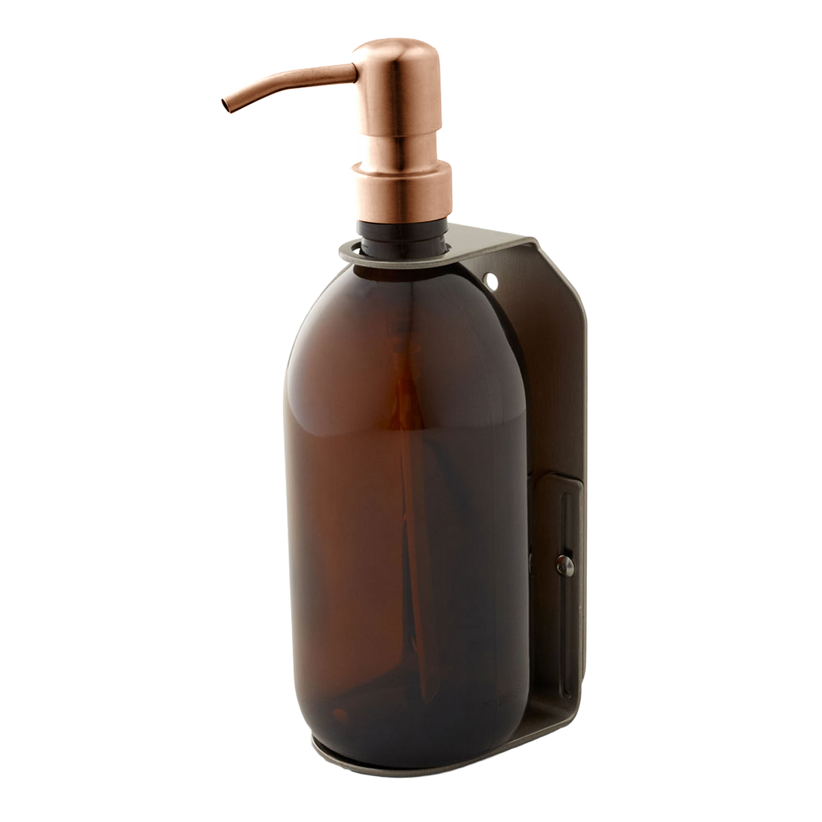 Nickel Single Wall Mounted Soap Dispenser