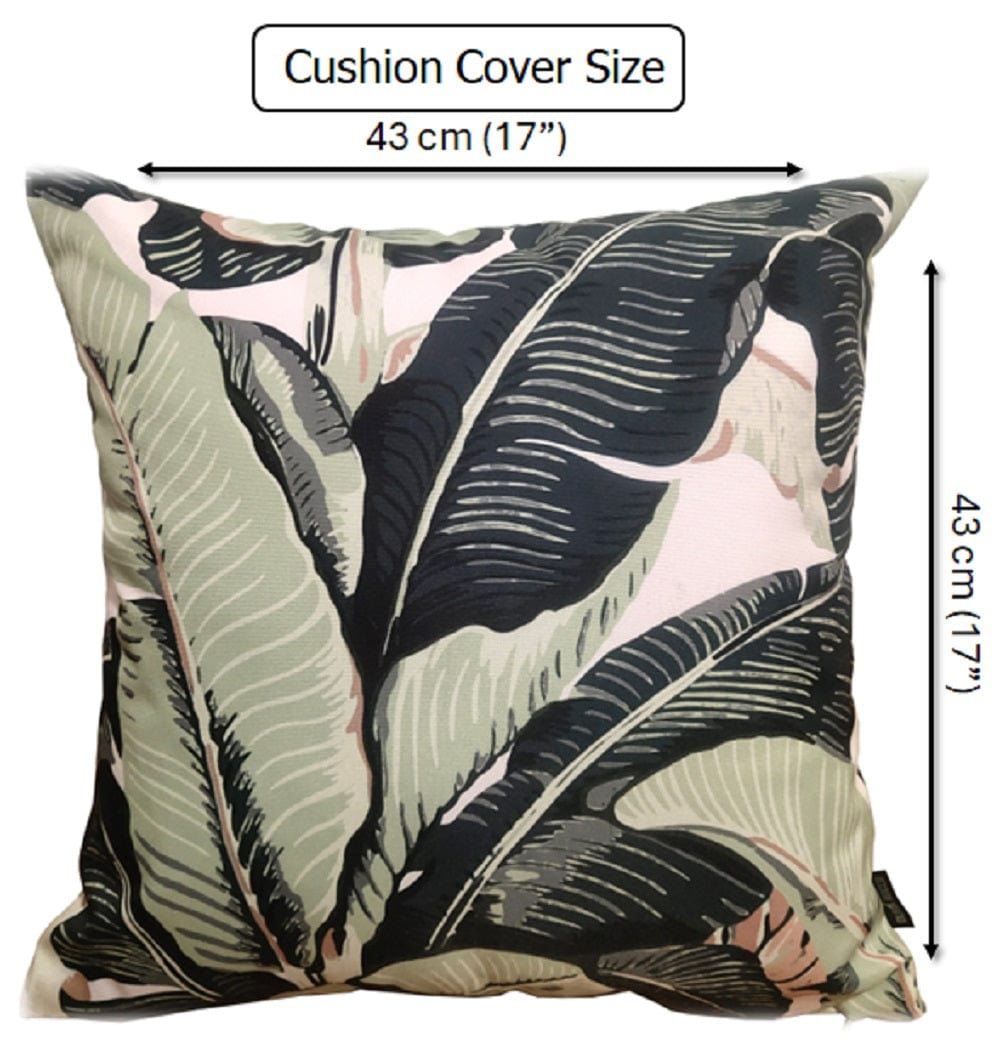 OLIVIA ROCCO Banza Waterproof Cushion Covers 43 x 43 cm Reversible Breathable Decorative