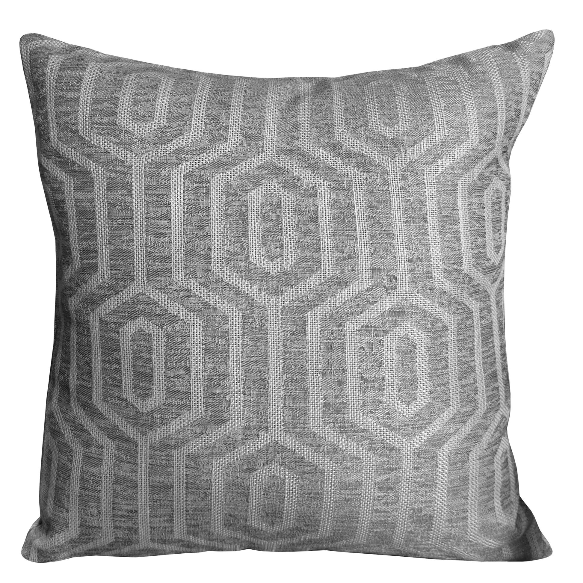 OLIVIA ROCCO Paris Cushion Covers 2 Pack Modern Grey Square Decorative Cushions Super Soft Bedroom Refresh Accent