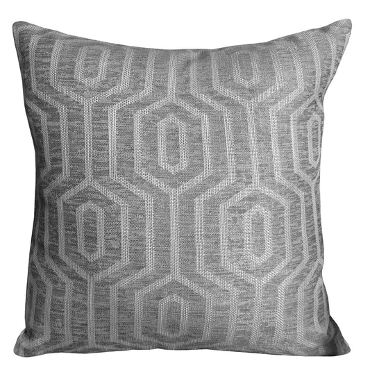OLIVIA ROCCO Paris Cushion Covers 2 Pack Modern Grey Square Decorative Cushions Super Soft Bedroom Refresh Accent