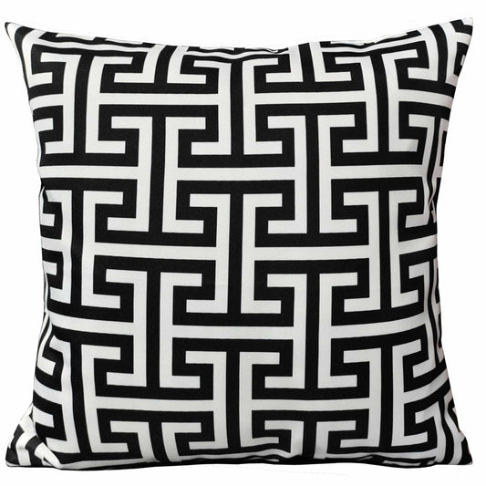 OLIVIA ROCCO Milano Black Waterproof Cushion Covers 43x43 cm Reversible Breathable