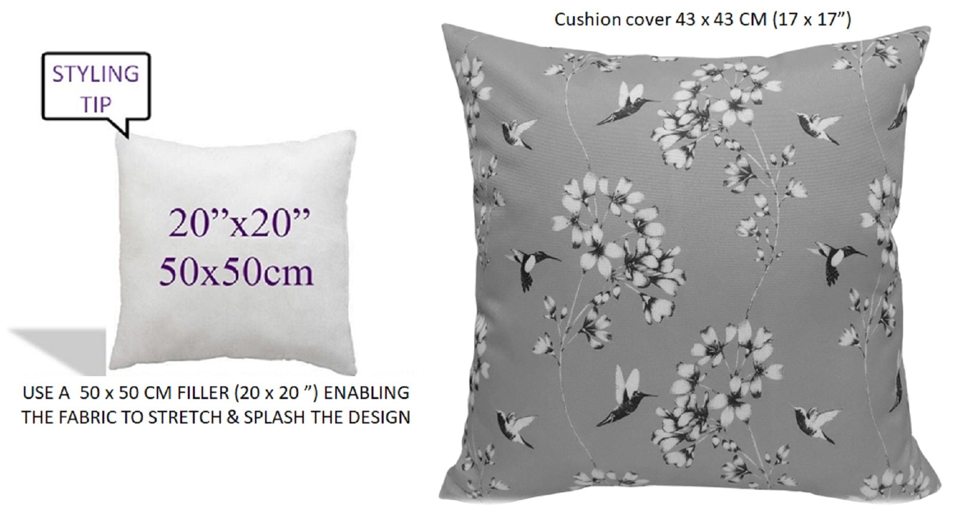 OLIVIA ROCCO Jardin Silver Waterproof Cushion Covers 17x17 Inch Indoor Outdoor Hotel-Style Sofa or Bed Accent
