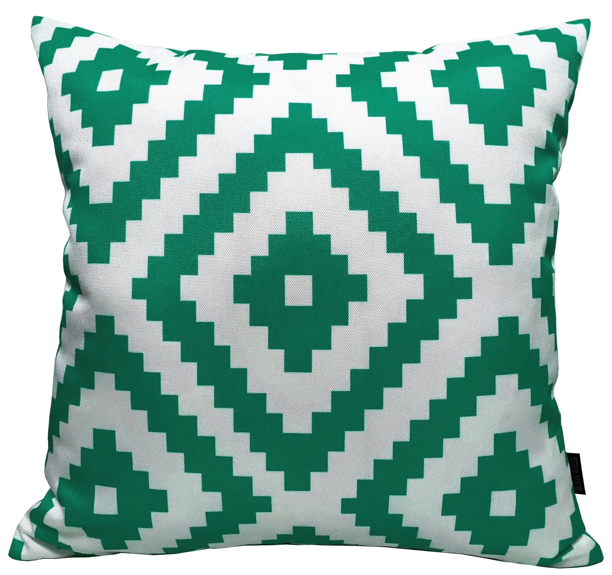 OLIVIA ROCCO Nairobi Lime Green Waterproof Decorative Cushion Covers 43 x 43cm Super Soft Bedroom Refresh Accent