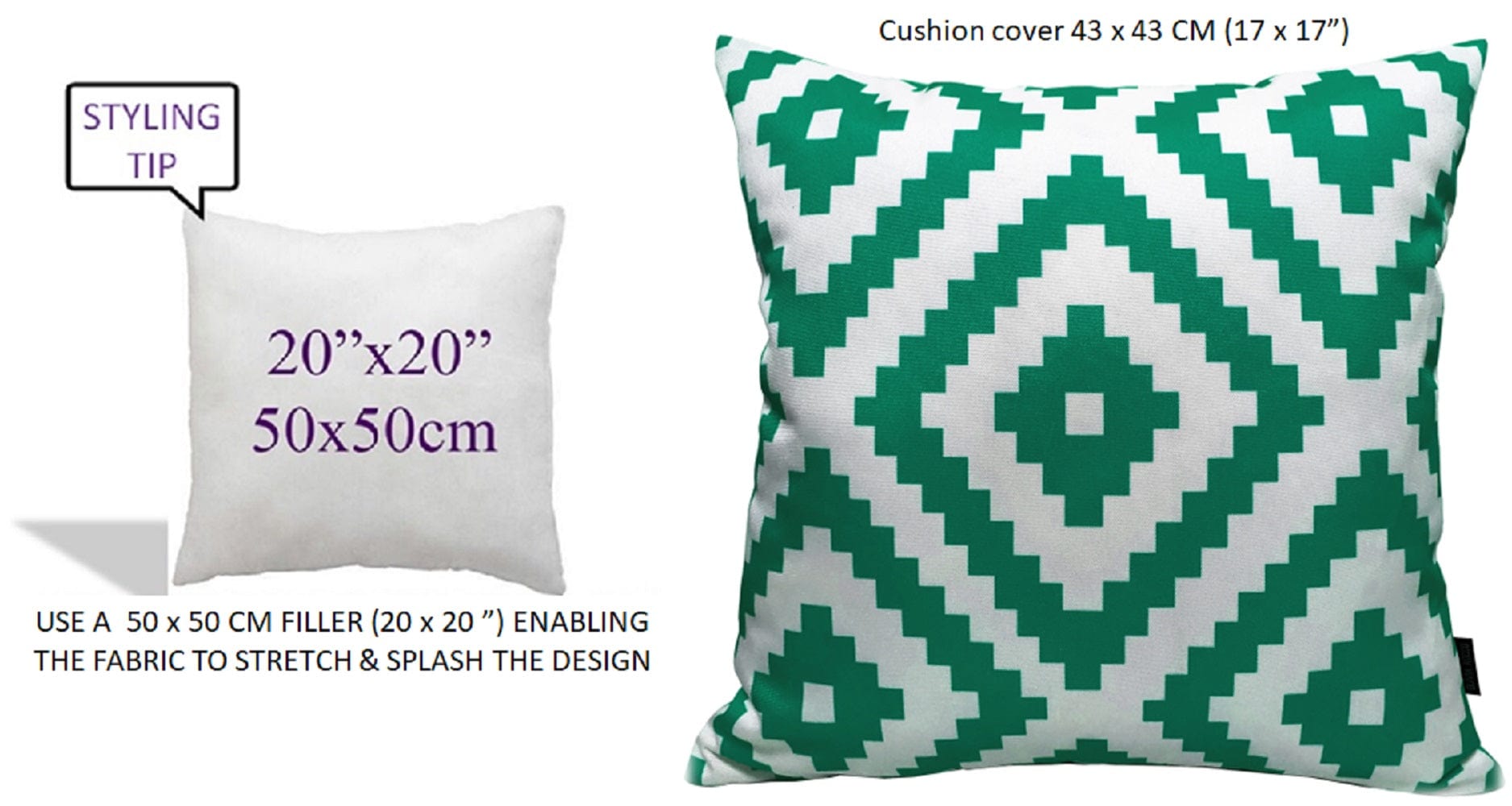 OLIVIA ROCCO Nairobi Lime Green Waterproof Decorative Cushion Covers 43 x 43cm Super Soft Bedroom Refresh Accent