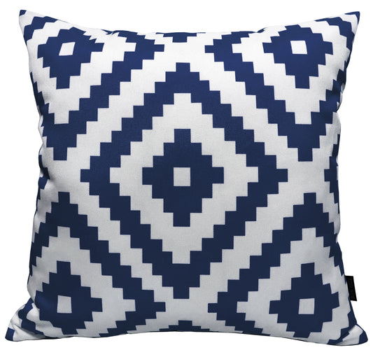 OLIVIA ROCCO Nairobi Navy Waterproof Outdoor Cushion Covers 43x43 CM Weather-Resistant
