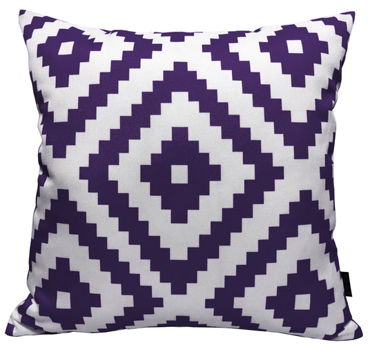 OLIVIA ROCCO Outdoor Scatter Cushion Covers Nairobi Purple 43 X 43 cm Waterproof Weather