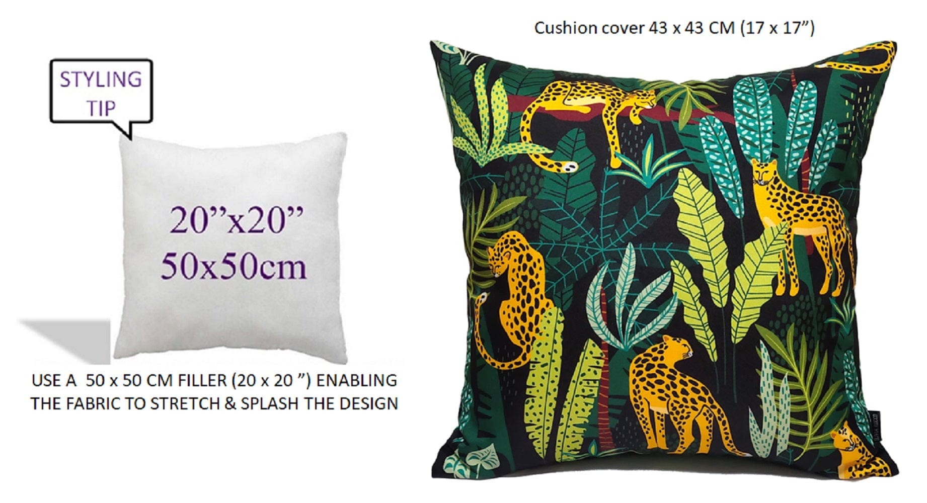 OLIVIA ROCCO Outdoor Cushion Covers 43x43 cm Waterproof And Weather Resistant For Patio