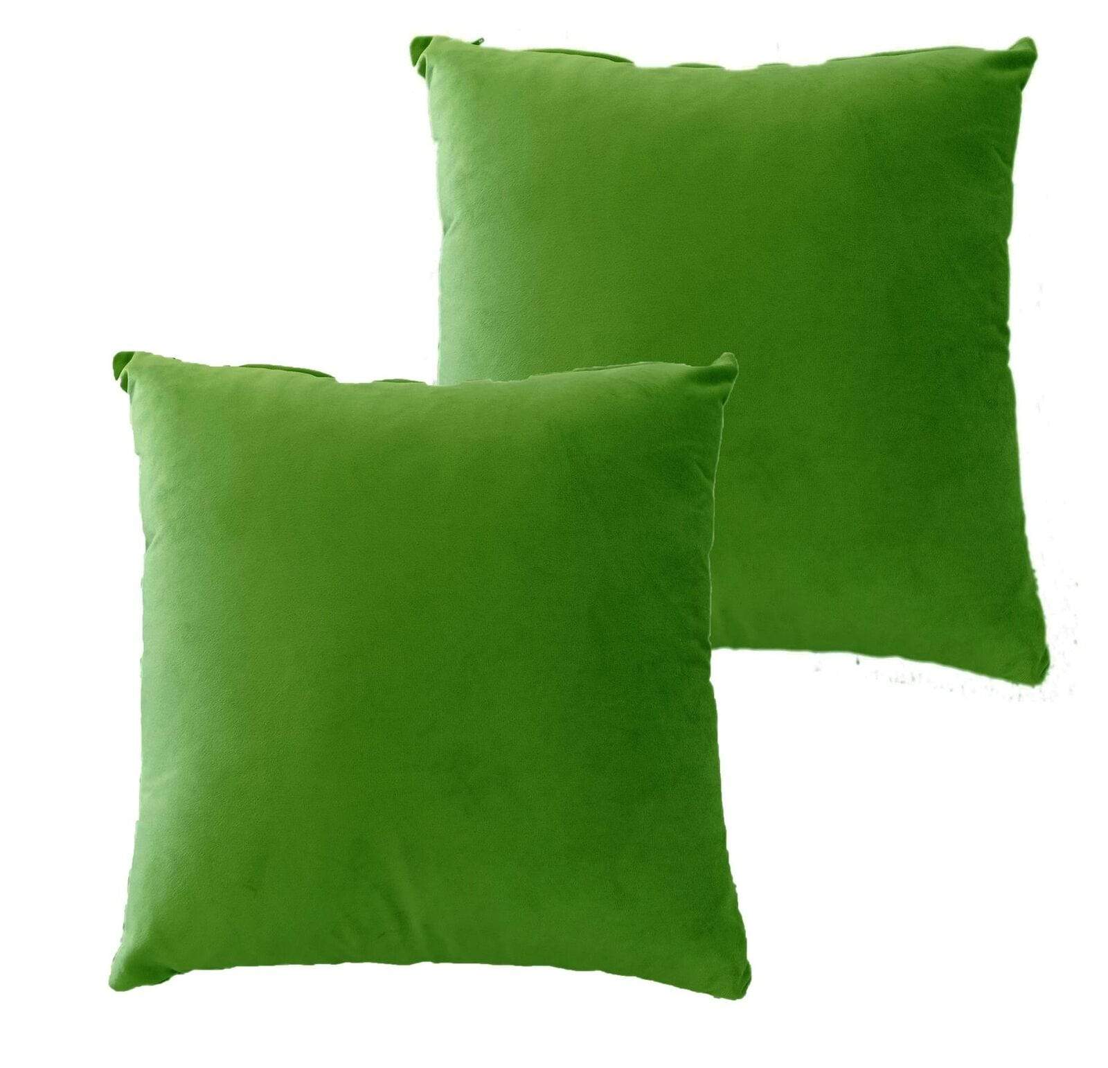 OLIVIA ROCCO Pack Of 2 Ultra-Soft Matte Velvet Cushion Covers 17x17 Inch Charcoal Silver Bedroom Refresh Sofa Accent