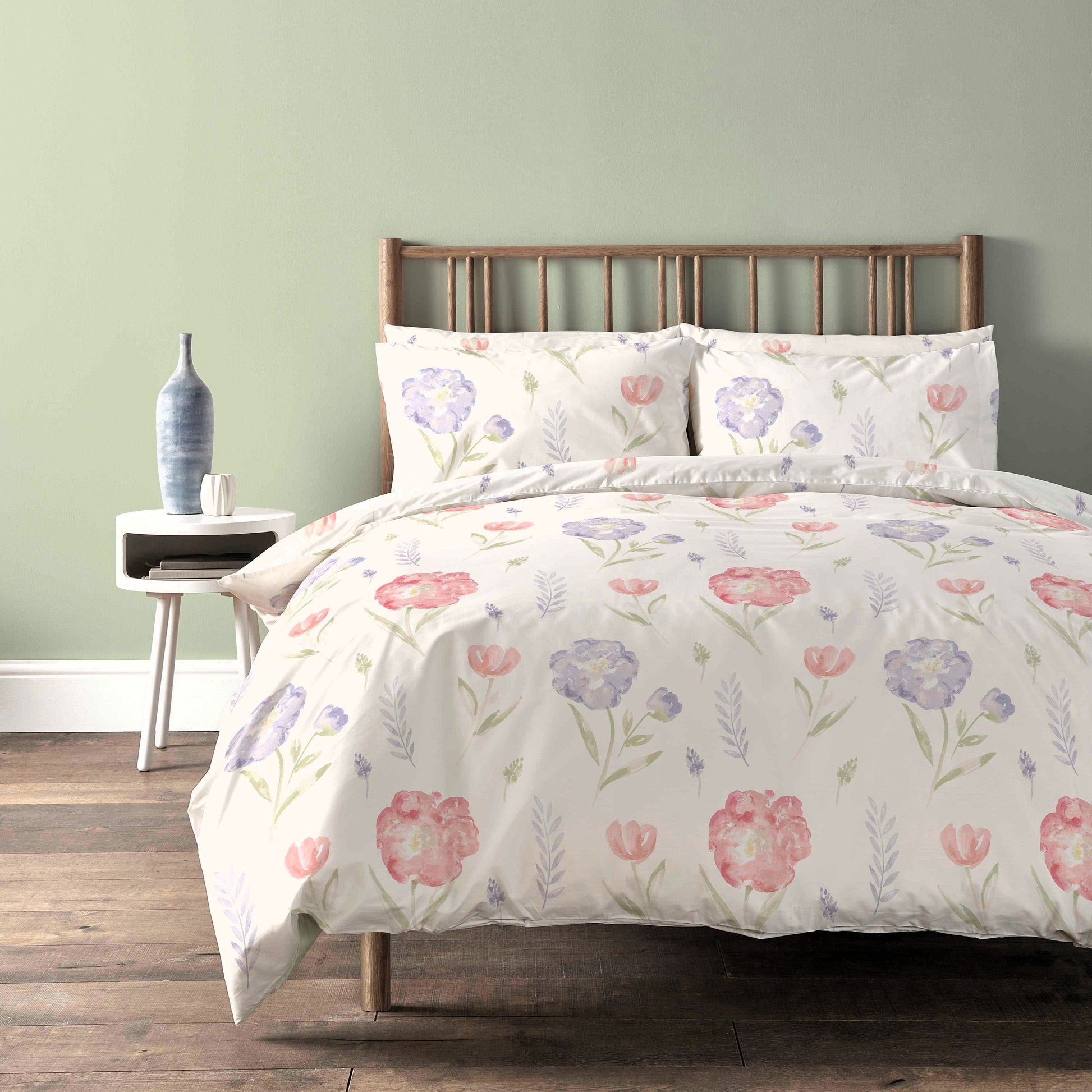 OLIVIA ROCCO Luxury Cotton Rich Duvet Sets Easycare Includes Duvet Cover And Pillowcases
