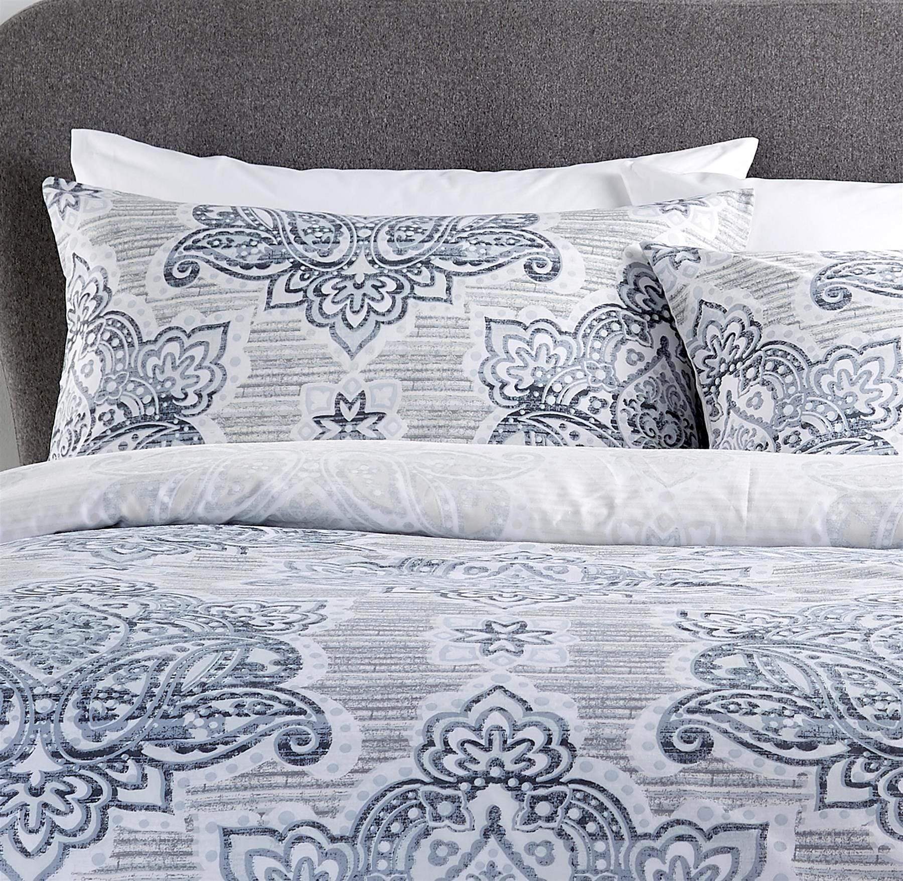 OLIVIA ROCCO Empire Duvet Set Reversible Luxurious Premium Cotton Rich Hotel-Quality Super Soft Finish