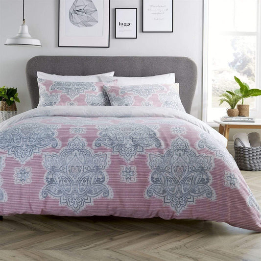 OLIVIA ROCCO Empire Duvet Set Reversible Luxurious Premium Cotton Rich Hotel-Quality Super Soft Finish