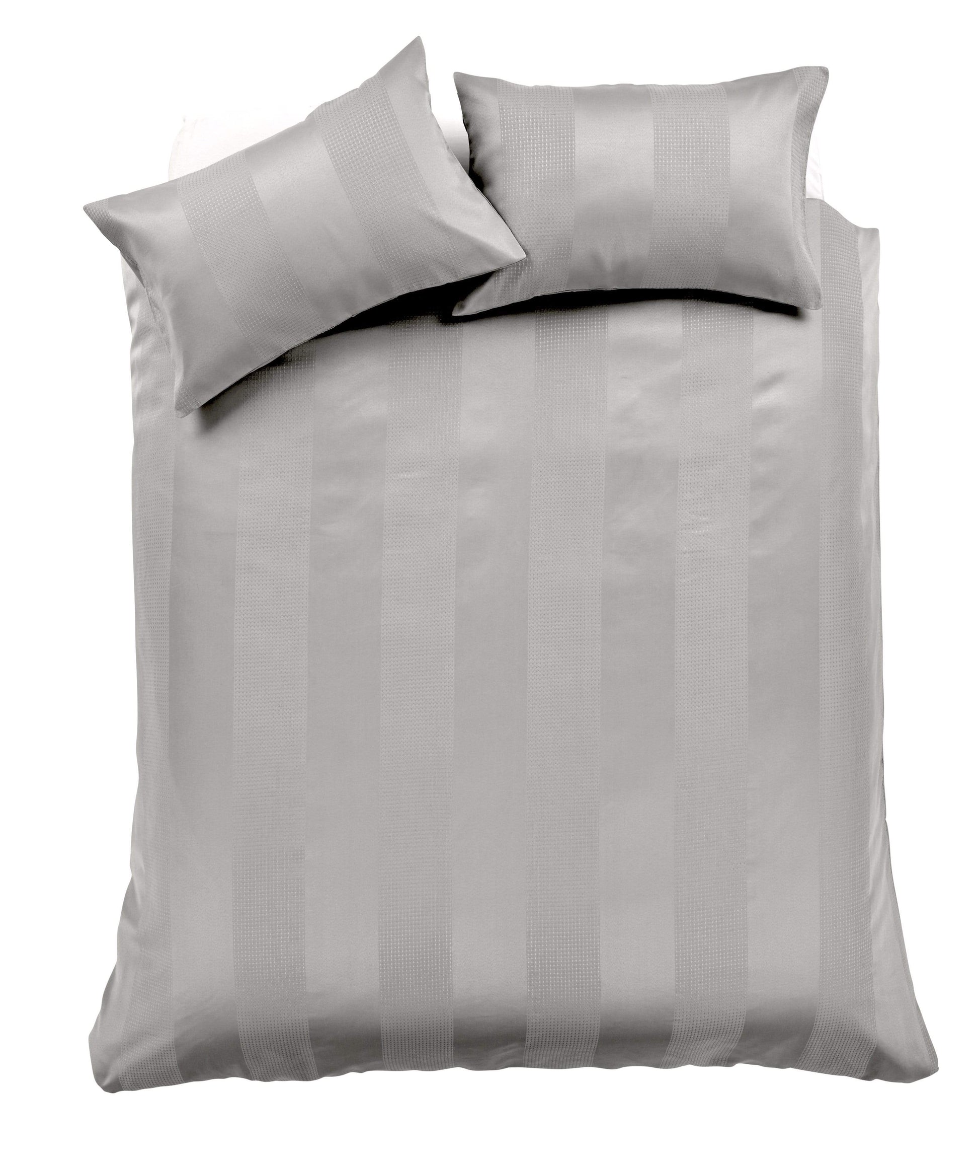 OLIVIA ROCCO Waffle Stripe Handwoven Jacquard Cotton Rich Duvet Cover Set Multiple Sizes