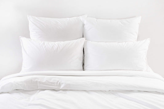 OLIVIA ROCCO Basics Luxury Cotton-Rich Duvet Set Soft Durable Bedding In Single Hotel-Quality Easy-Care Bedroom