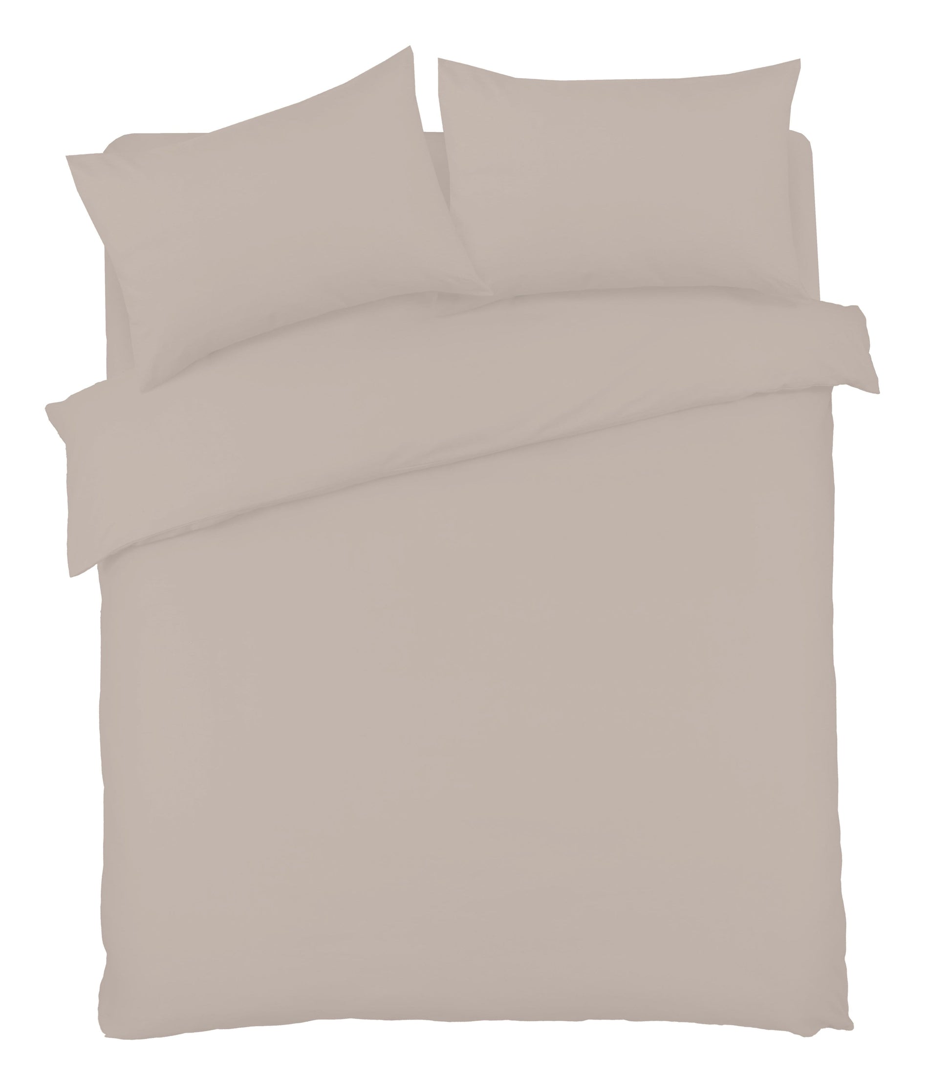 OLIVIA ROCCO Basics Luxury Cotton-Rich Duvet Set Soft Durable Bedding In Single Hotel-Quality Easy-Care Bedroom