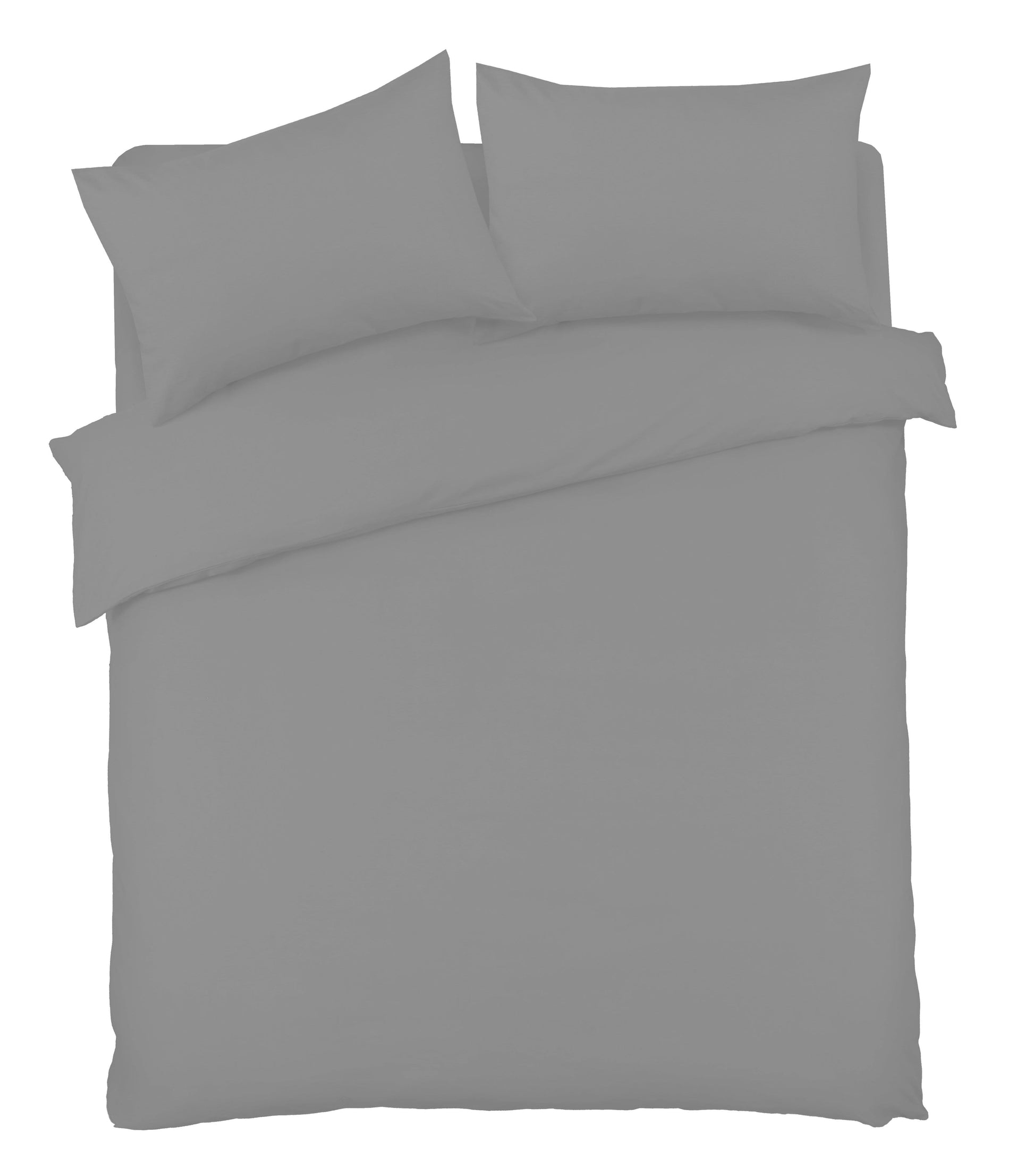 OLIVIA ROCCO Basics Luxury Cotton-Rich Duvet Set Soft Durable Bedding In Single Hotel-Quality Easy-Care Bedroom